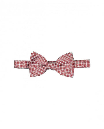 Dark Red Bow Tie 100% Silk